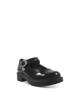 Sam Edelman Girls' Taelor Jane Patent Heart Charm Mary Janes Toddler, Little Kid, Big Kid