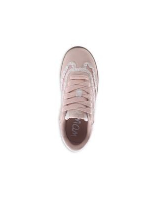 Sam Edelman Girls' Tenny Kallen Lace Trim Sneakers Toddler
