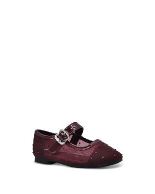 Sam Edelman Girls' Maeve Rhinestone Embellished Flats Toddler