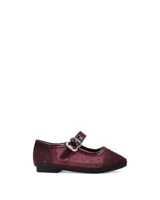 Sam Edelman Girls' Maeve Rhinestone Embellished Flats Toddler