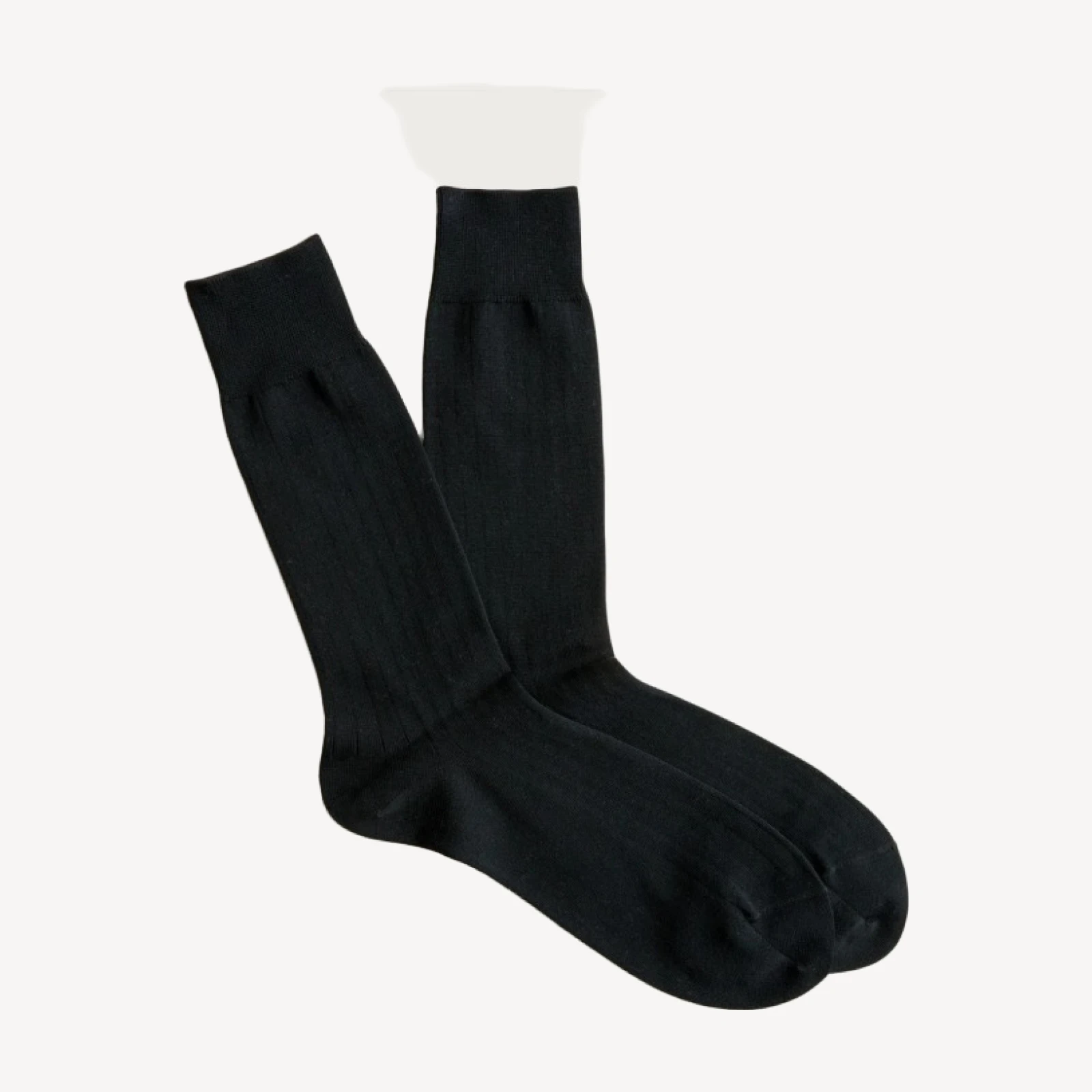 Ribbed dress socks