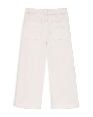 DL1961 Girls' Lily Wide Leg Jeans in White Tide - Big Kid