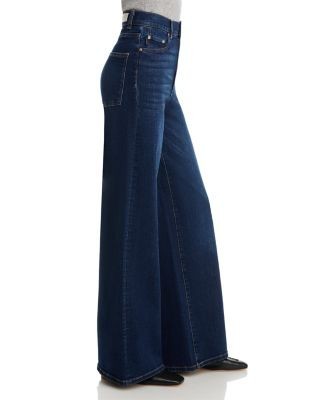 DL1961 Hepburn High Rise Wide Leg Jeans in Mediterranean