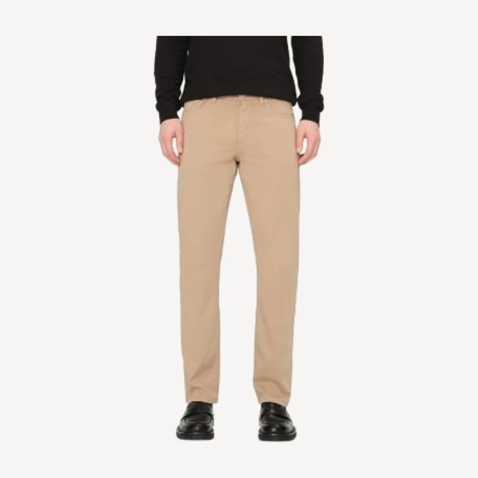 DL1961 Russell Slim Straight Fit Ultimate Knit Jeans in Sand Stone