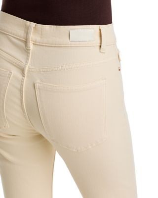 DL1961 Bridget Bootcut High Rise Instasculpt Crop Jeans in Flax