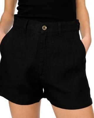 DL1961 Taylor Linen High Rise Shorts