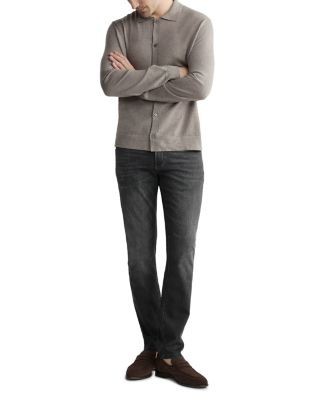 DL1961 Nick Slim Fit Ultimate Knit Jeans in Washed Black