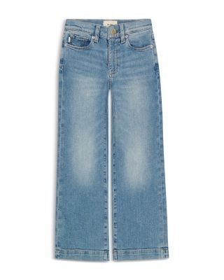 DL1961 Girls' Lily High Rise Wide Leg Jeans in Ravello - Little Kid