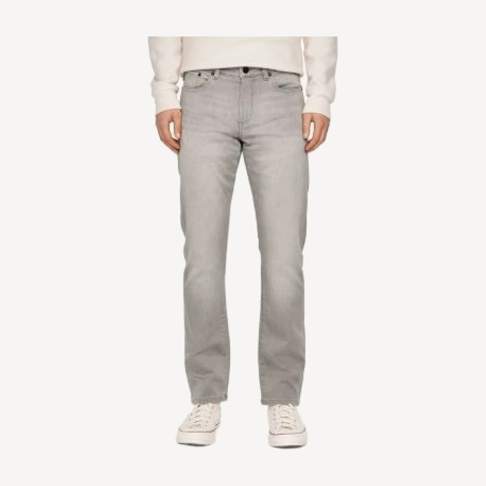 DL1961 Russell Slim Straight Fit Jeans in Washed Gray