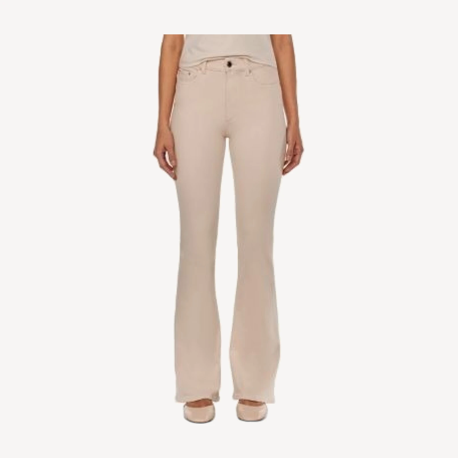 DL1961 Bridget Boot High Rise Instasculpt Jeans in Flax