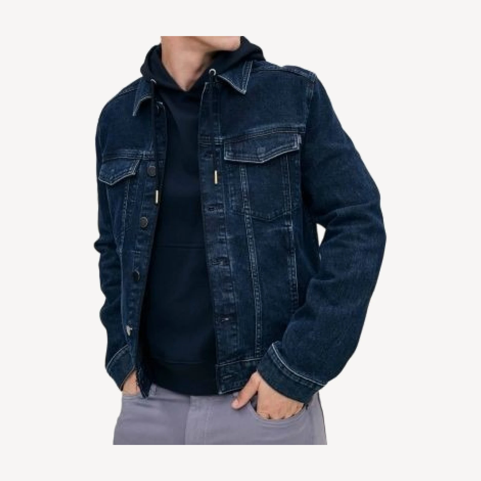 DL1961 Vaughn Trucker Denim Jacket in Cromer