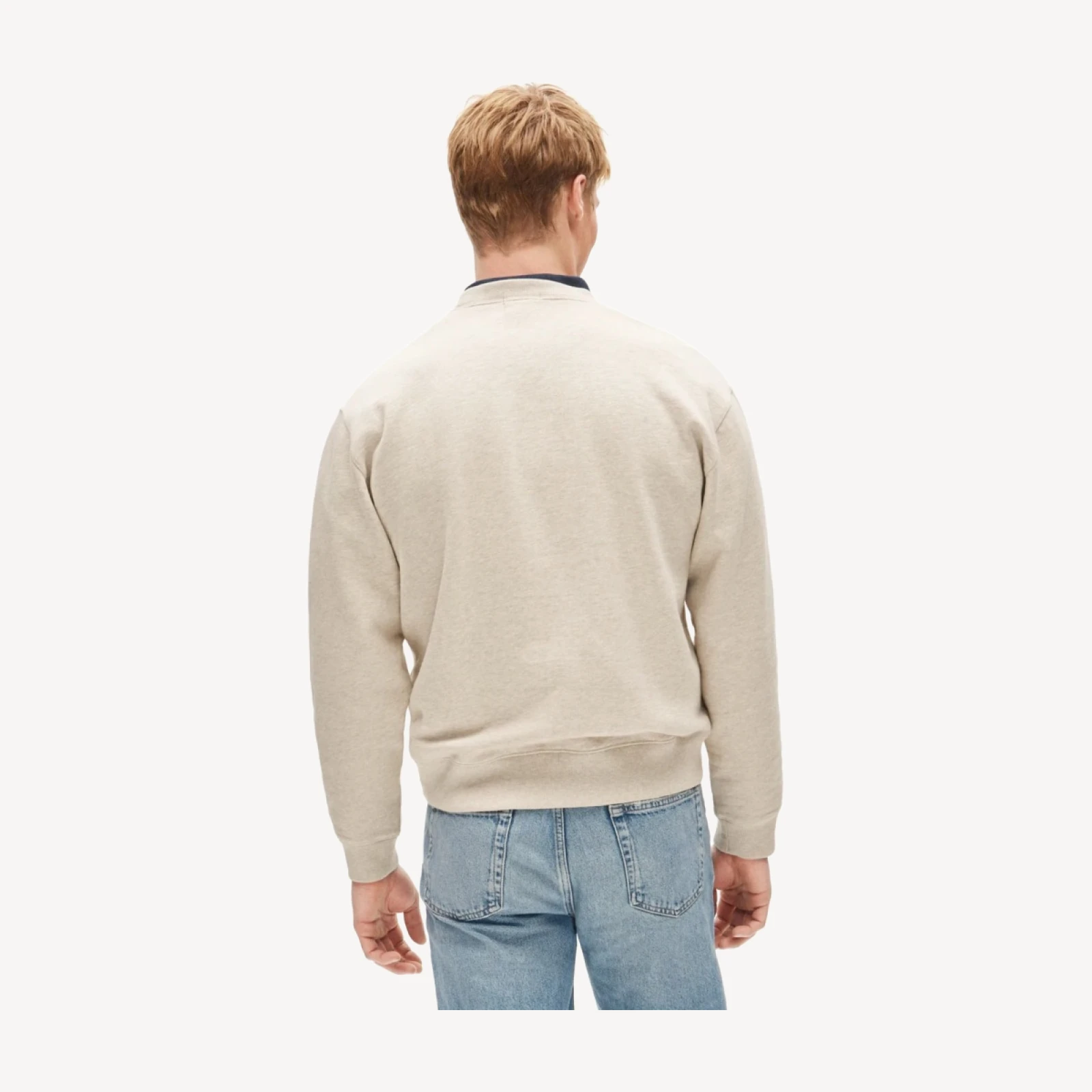 '83 fleece sweatshirt with flag embroidery