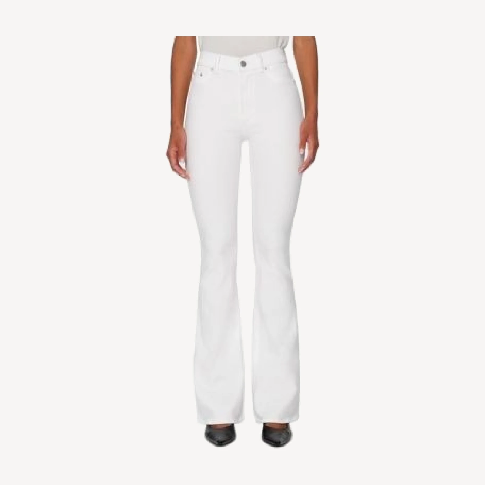 DL1961 Bridget High Rise Instasculpt Bootcut Jeans in White