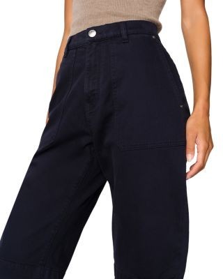 DL1961 Bilie Easy Barrel High Rise Jeans in Navy Marine