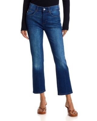 DL1961 Mara Straight Mid Rise Instasculpt Ankle Jeans in Santa Monica