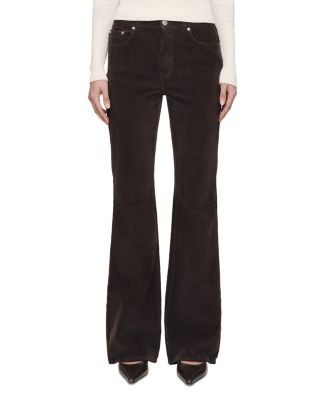 DL1961 Bridget Boot High Rise Instasculpt Corduroy Jeans in Meteorite