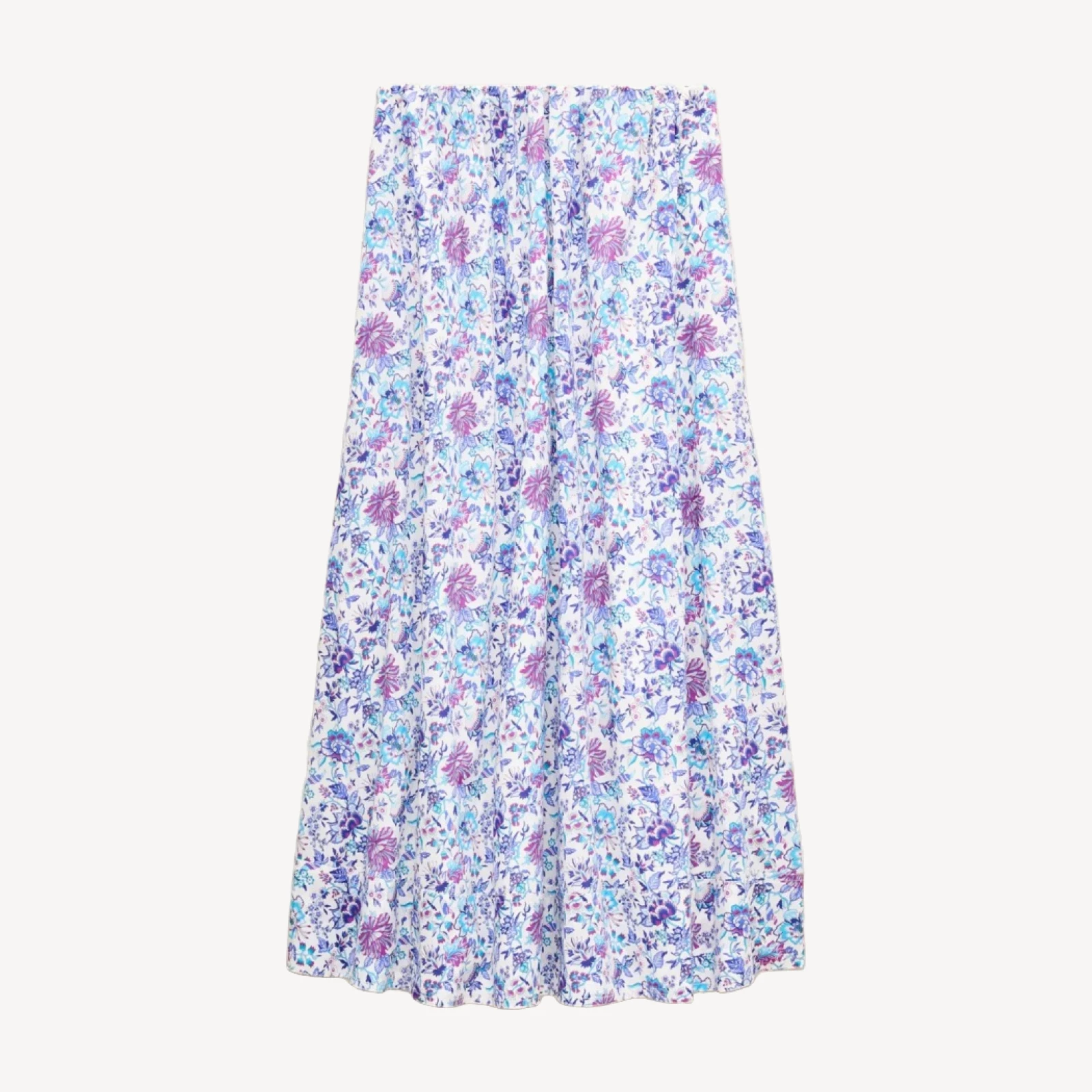 Pull-on midi skirt in Liberty® Christelle fabric