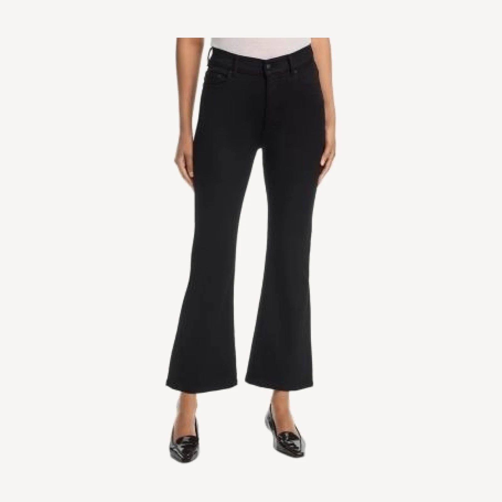 DL1961 Bridget Boot High Rise Instasculpt Crop Jeans in Hail