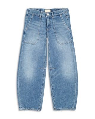 DL1961 Girls' Lilia Barrel Pull On Jeans in Meadow Lake - Little Kid