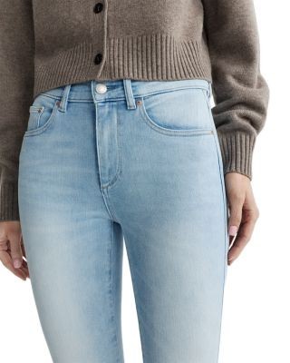 DL1961 Mara Mid Rise Instasculpt Straight Ankle Jeans in Ocean