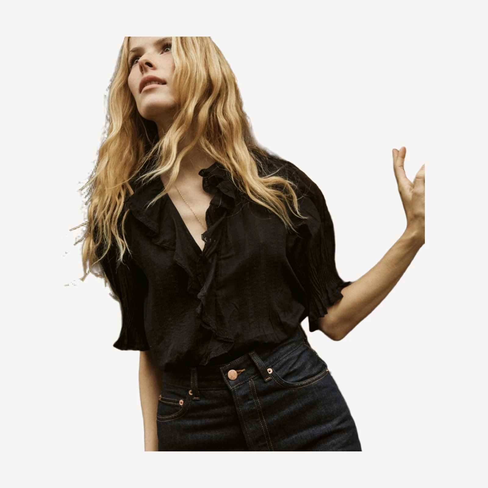 HENRI TOP -- BLACK