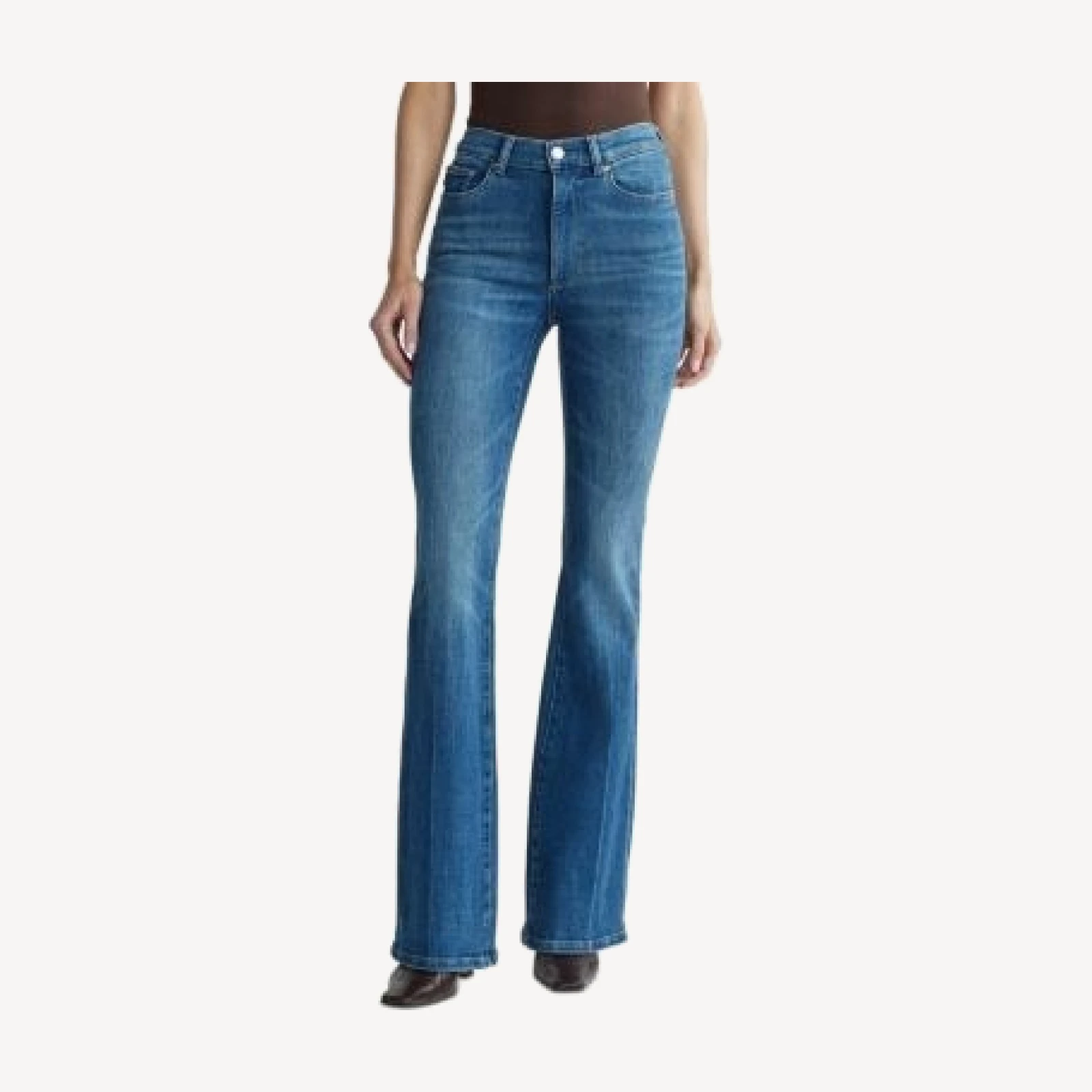 DL1961 Bridget High Rise Instasculpt Bootcut Jeans in Solace