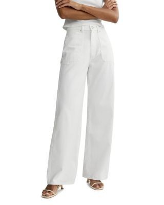DL1961 Taylor High Rise Relaxed Barrel Jeans in White