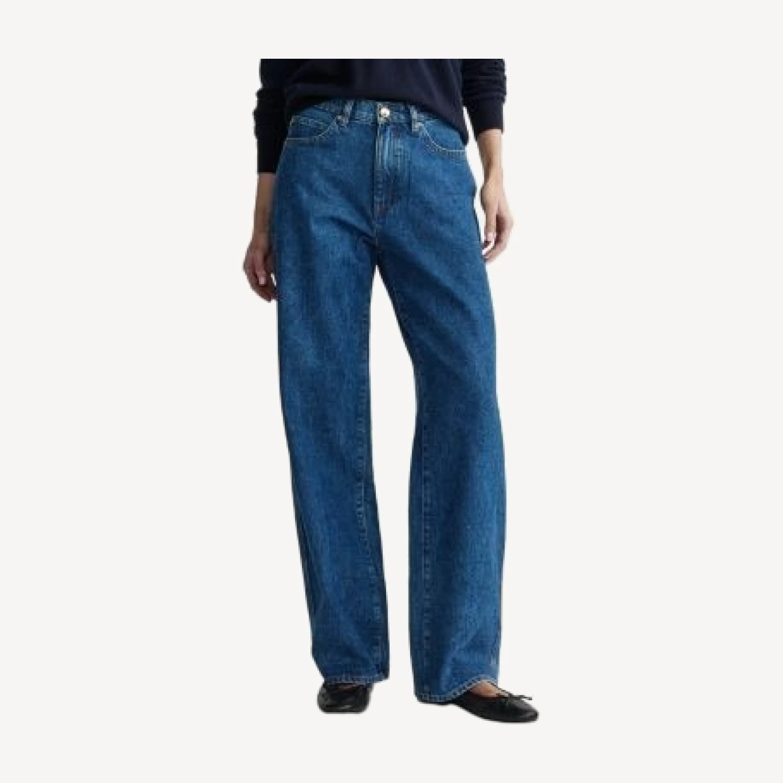 DL1961 Kaylen Soft Curve High Rise Wide Leg Jeans in North Beach