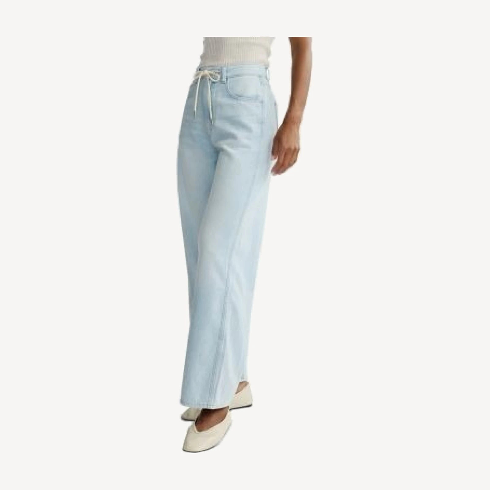 DL1961 Taylor Relaxed Barrel High Rise Jeans in Poolside Aura