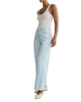DL1961 Taylor Relaxed Barrel High Rise Jeans in Poolside Aura