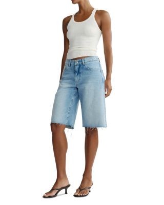 DL1961 Abby Relaxed Denim Bermuda Shorts, photo 2