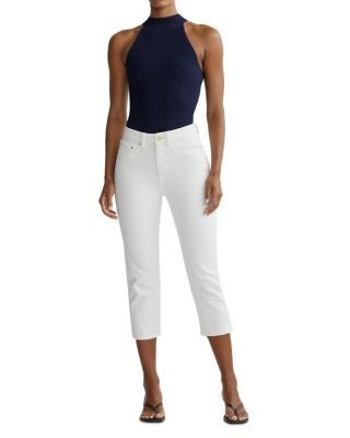 DL1961 Mock Neck Instasculpt Rib Top