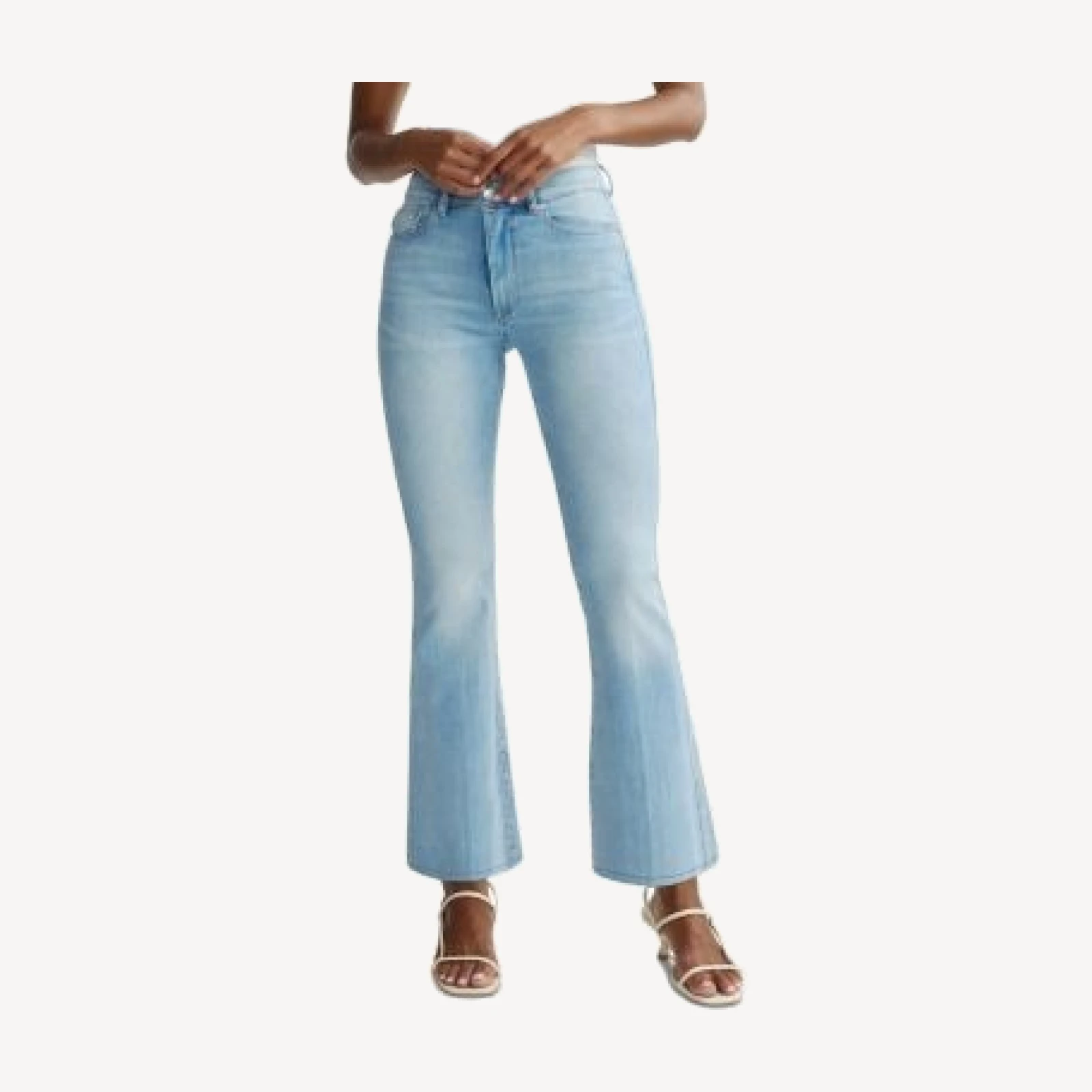 DL1961 Bridget High Rise Instasculpt Bootcut Crop Jeans in Prairie