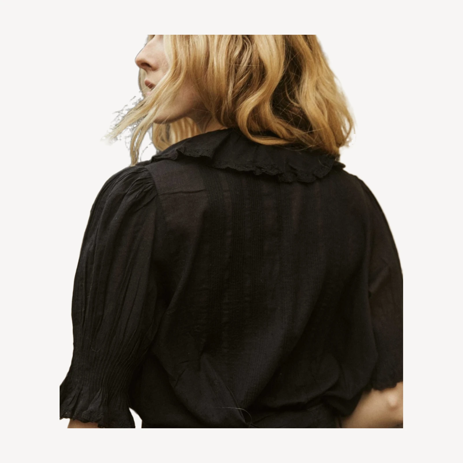 HENRI TOP -- BLACK