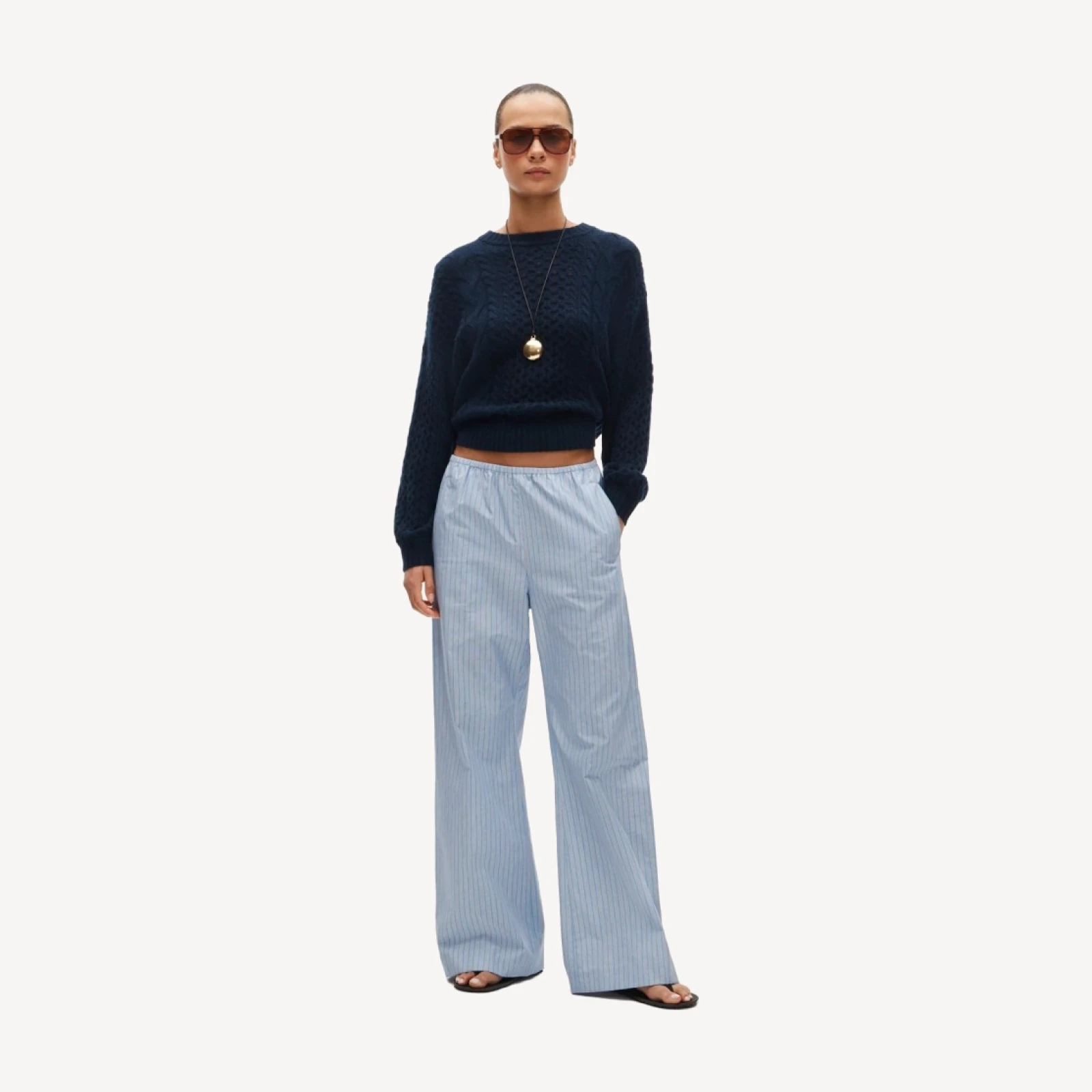 Cosmo pant in cotton poplin