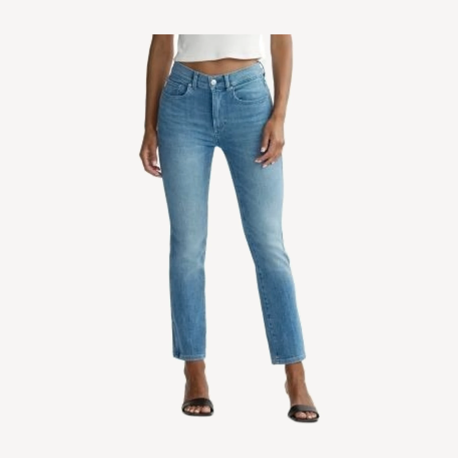 DL1961 Mara Straight Mid Rise Instasculpt Jeans in Provincetown