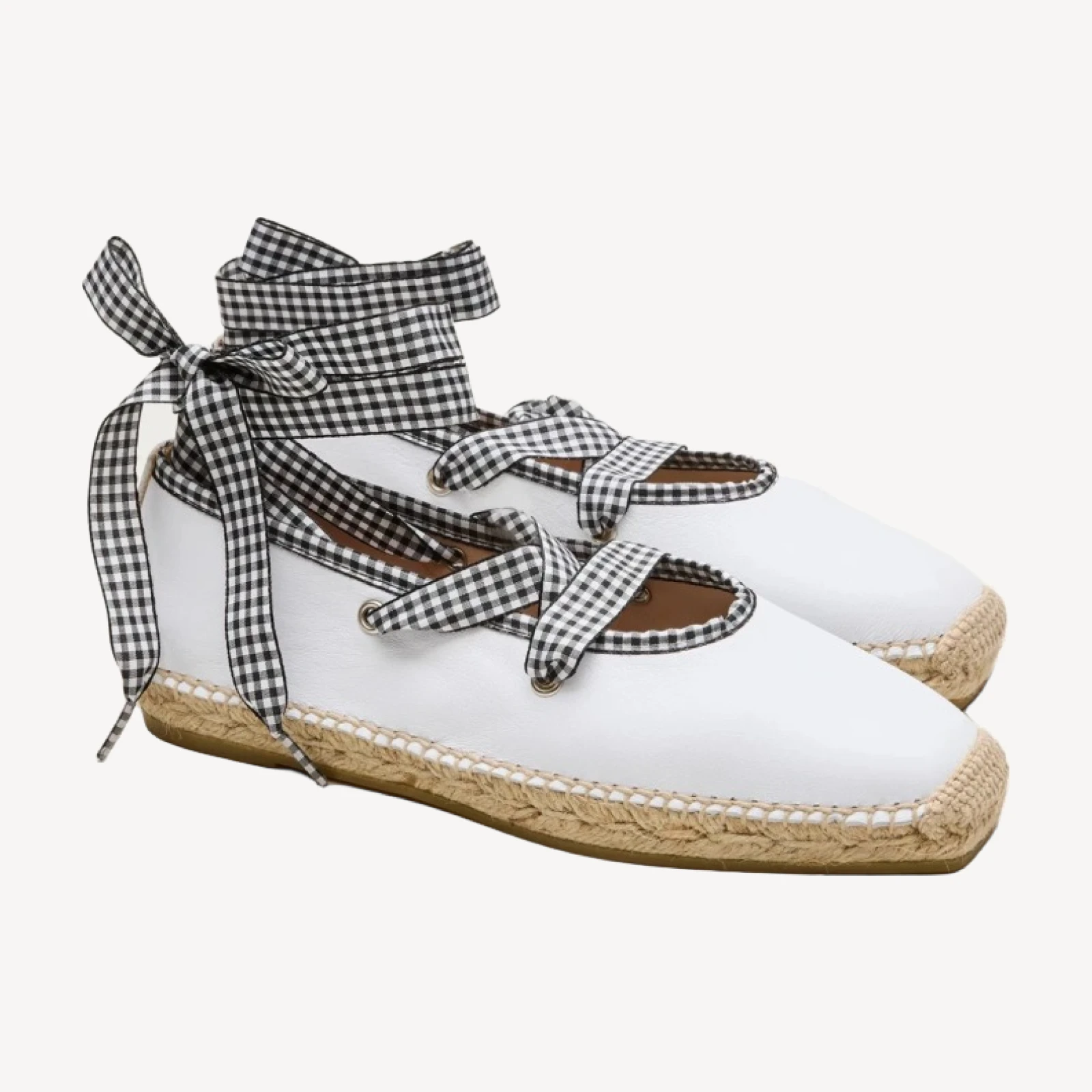 Made-in-Spain Sophie lace-up espadrilles
