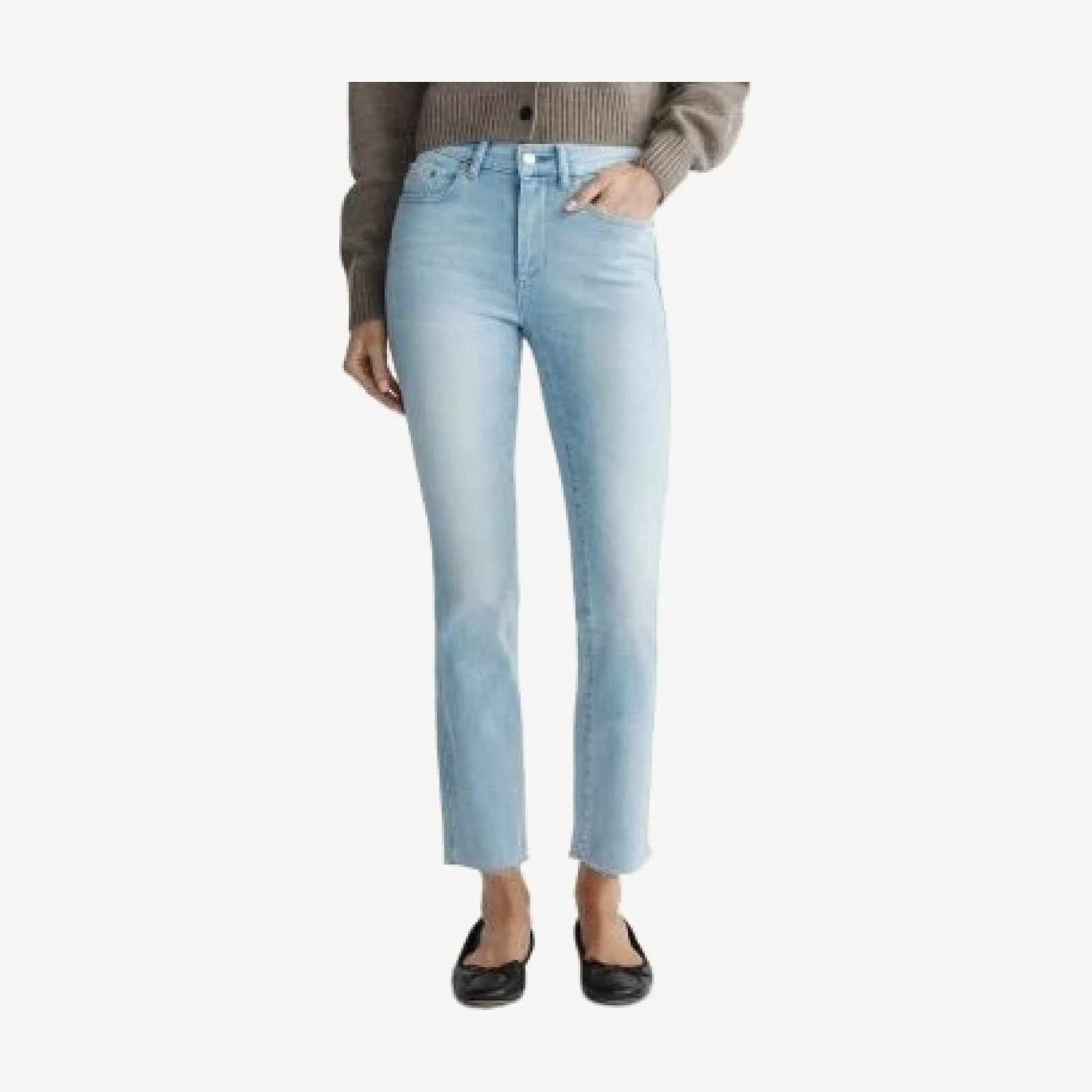 DL1961 Mara Petite Instasculpt Mid Rise Ankle Jeans in Ocean