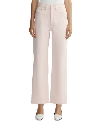 DL1961 Petite Karmine High Rise Ankle Wide Leg Jeans in Ballet