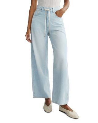 DL1961 Petite Taylor High Rise Barrel Jeans in Poolside Aura