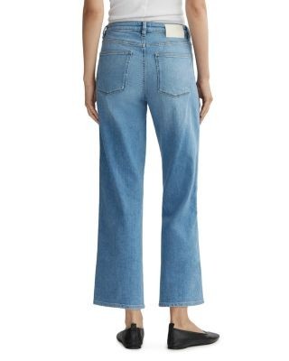 DL1961 Pippa Refined Mid Rise Wide Leg Jeans in Riverbank
