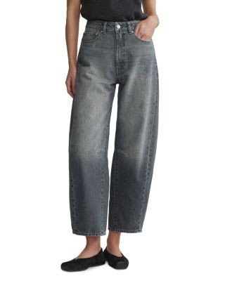 DL1961 Miro Barrel High Rise Highluxe Jeans in Ash Grey