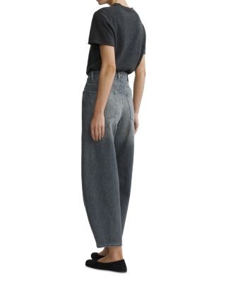 DL1961 Miro Barrel High Rise Highluxe Jeans in Ash Grey
