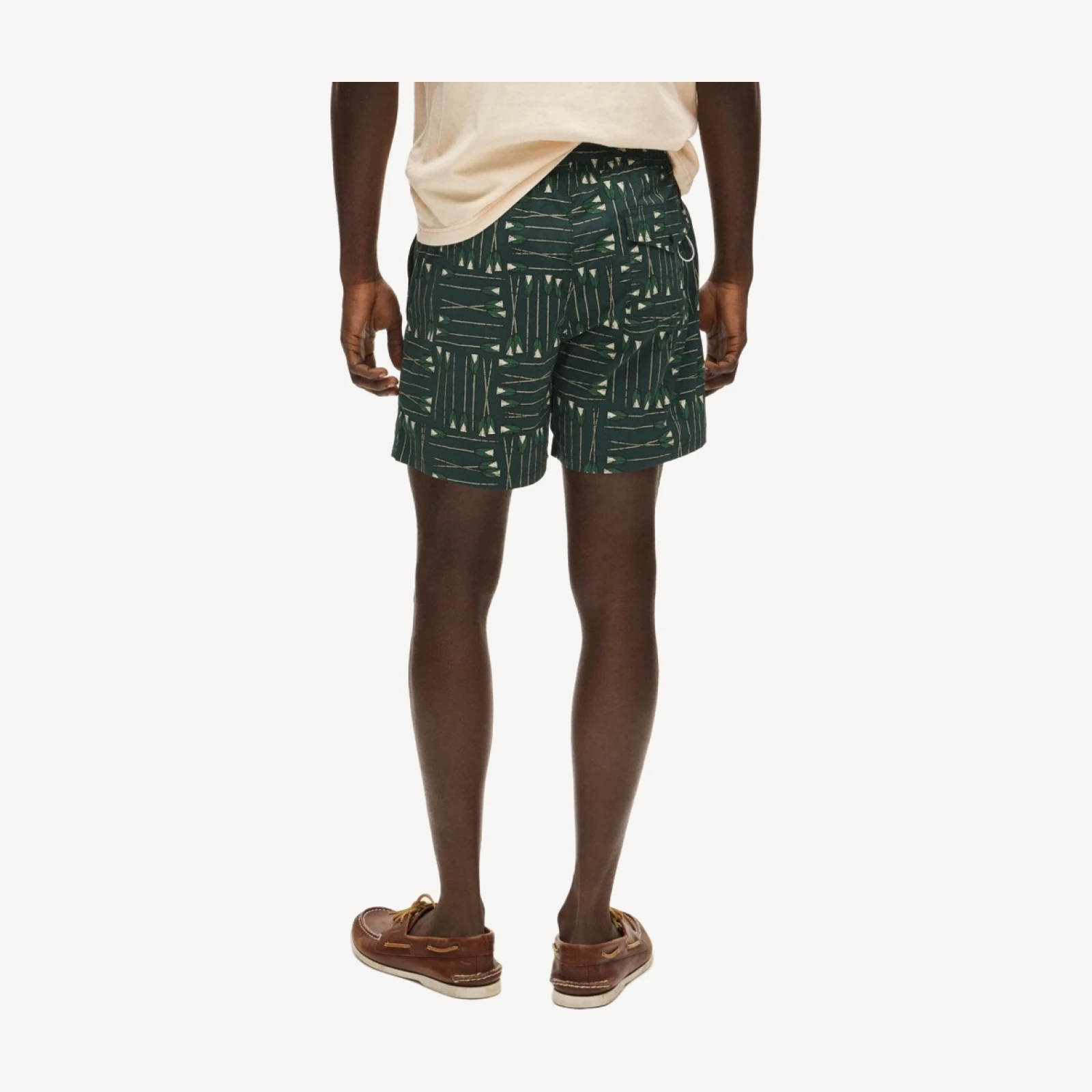 6" soft-lined stretch swim trunk