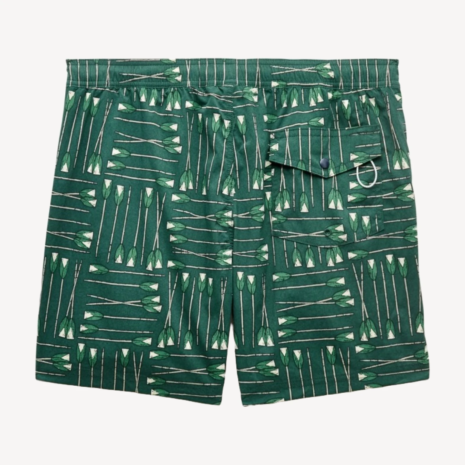 6" soft-lined stretch swim trunk