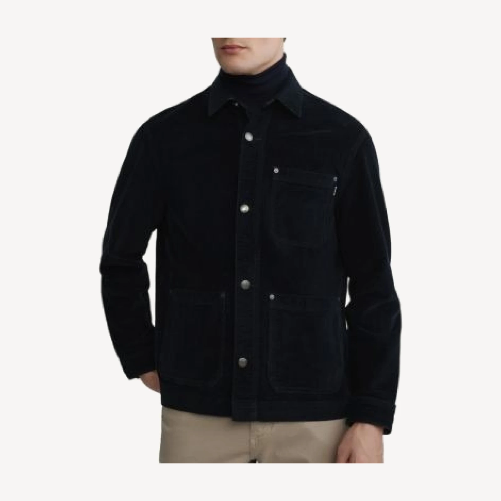 DL1961 Boxy Fit Corduroy Shirt Jacket