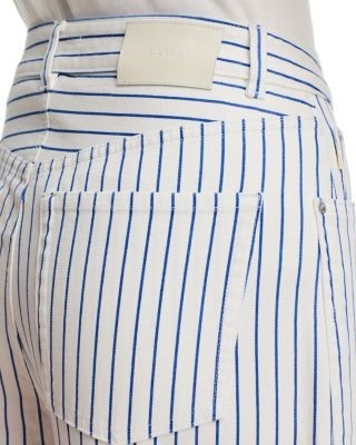 DL1961 Taylor Relaxed High Rise Barrel Jeans in Nautical Stripe