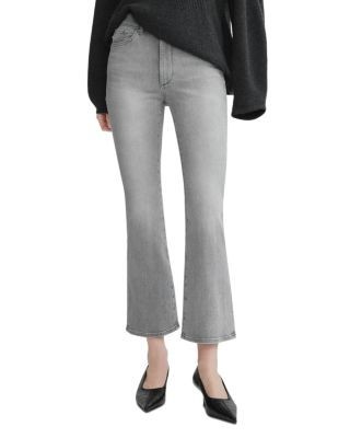 DL1961 Bridget Bootcut High-Rise Instasculpt Cropped Jeans in Light Smoke