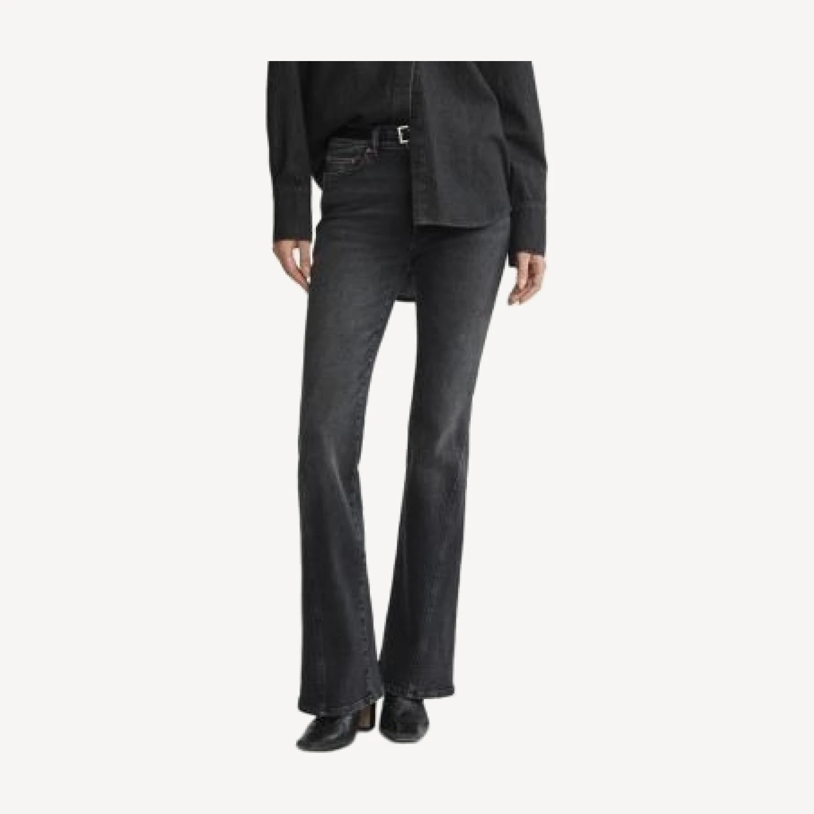DL1961 Bridget Bootcut High Rise Instasculpt Jeans in Nightshade Seamed