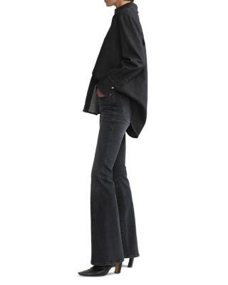 DL1961 Bridget Bootcut High Rise Instasculpt Jeans in Nightshade Seamed